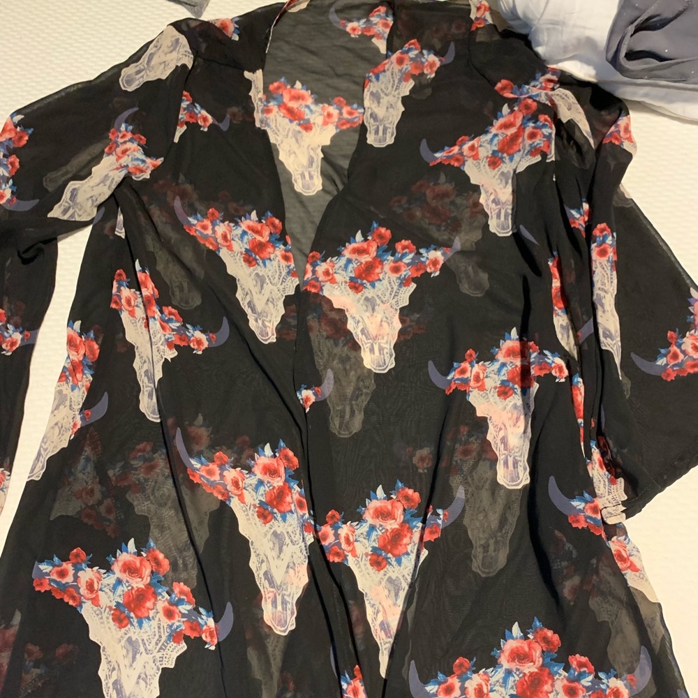Bull Skull Kimono